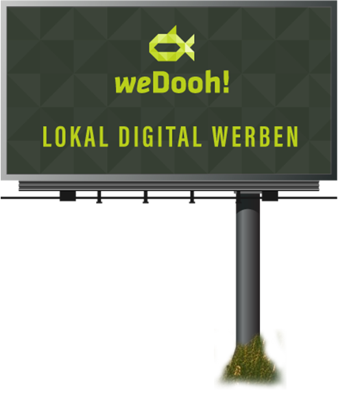 WeDooh - Digitale Plakatwerbung buchen